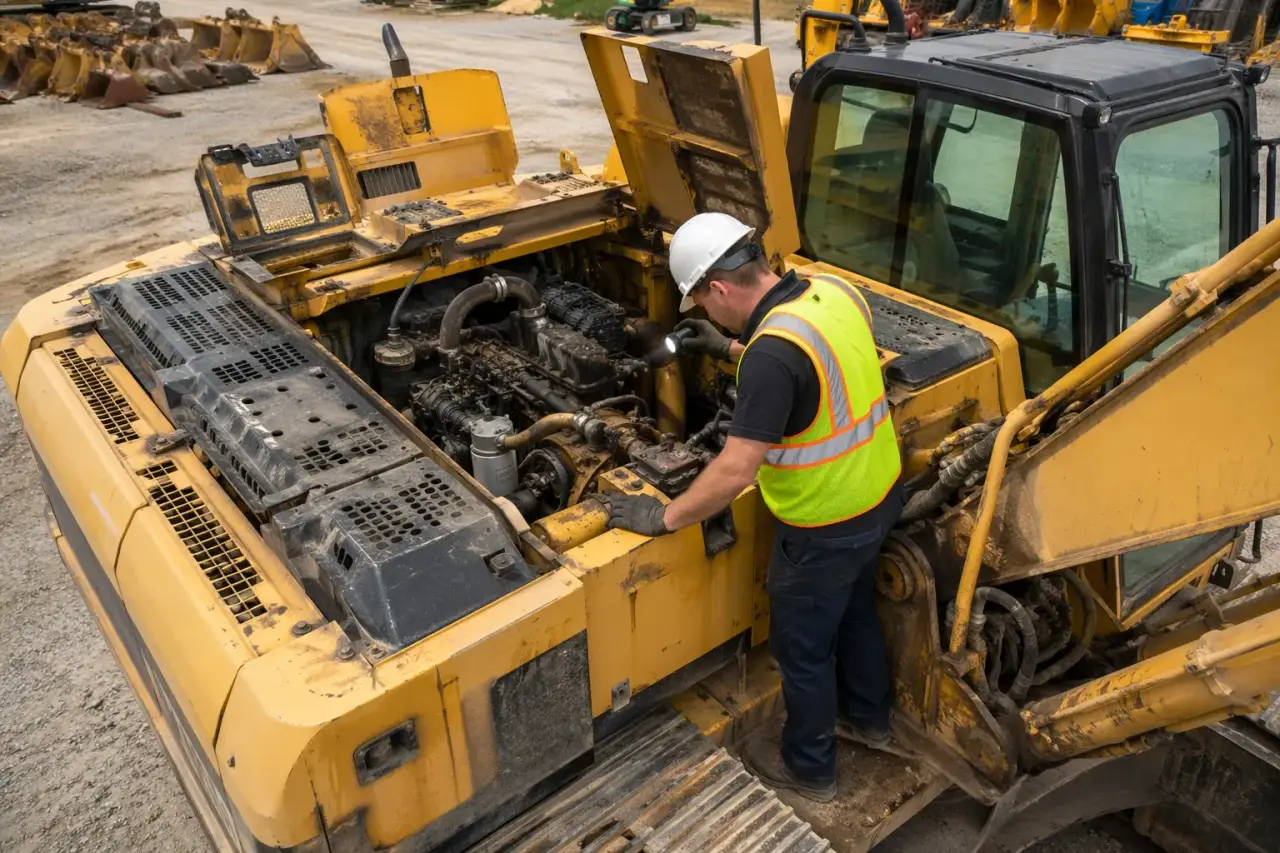 How to Inspect a Used Excavator Before Buying: 20-Point Checklist