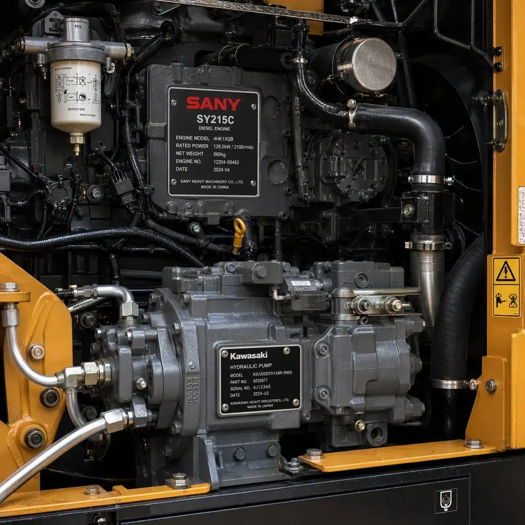 Lihang Used Machinery - Technical Audit of Sany Hydraulic Pump